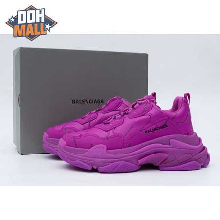Balenciaga Triple S Allover Logo Purple SIZE: 35-45