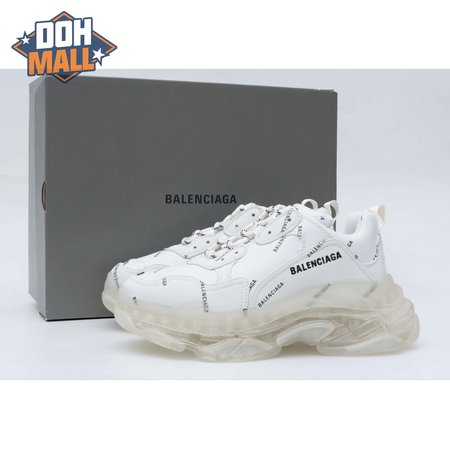 Balenciaga Triple S White Clear Sole Logo(W) 35-45