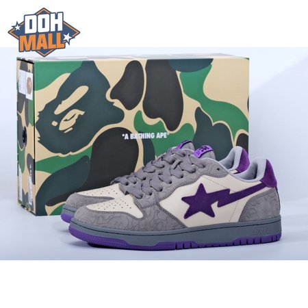 Bape Sk8 Sta Grey Purple 40-45