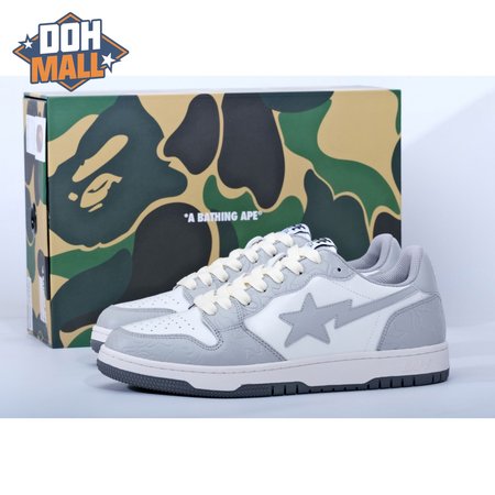 Bape Sk8 Sta Grey White 40-45