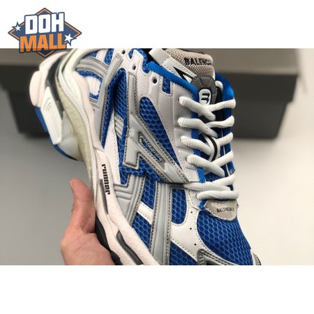 Balenciaga Runner mesh and faux-leather trainers in blue:36-46