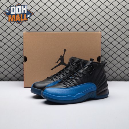 Jordan 12 Retro Black Game Royal 130690-014 Men's