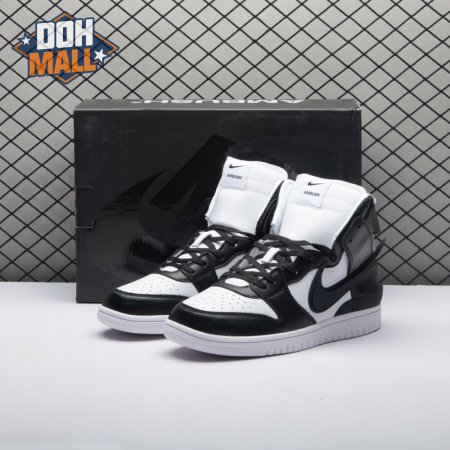 Nike Dunk High AMBUSH Black White Unisex