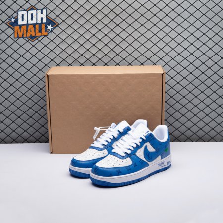 Nike Air Force 1 Low By Virgil Abloh White Royal Unisex