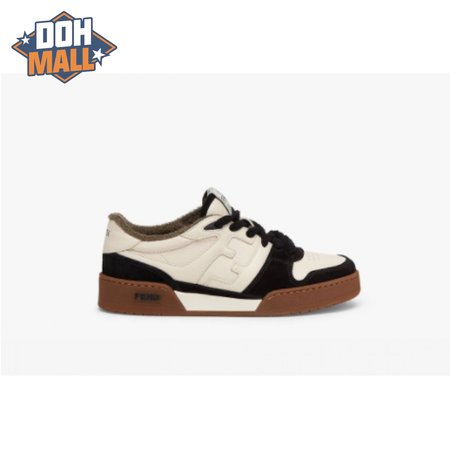 Fendidi Match Women's Black Suede Low Top Shoes 35-45