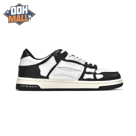 AMIRI Skel Top Low White Black 40-46
