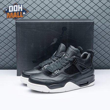 Jordan 4 Retro Pony Hair Black Men's