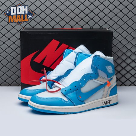 Off-White x Air Jordan 1 Retro High OG 'UNC' Unisex