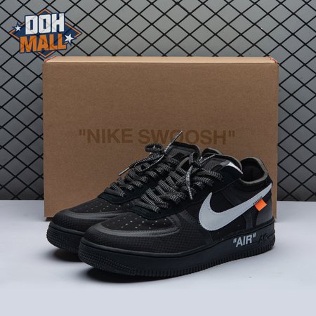 Nike Air Force 1 Low Off-White Black White AO4606 001 Unisex