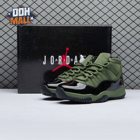 Air Jordan 11 Retro Army Green Black CT8012 300 Men's