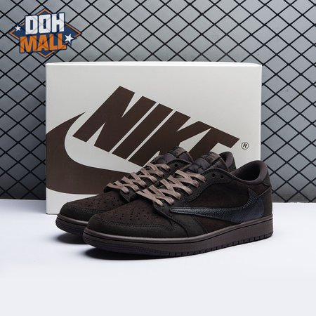 Travis Scott x Air Jordan 1 Low OG Velvet Brown DM7866-202 Unisex