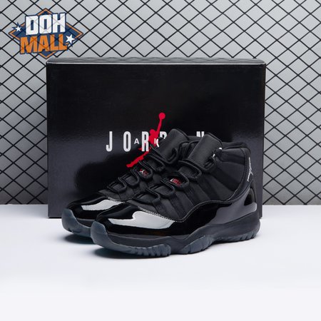 Air Jordan 11 "Black Red Grey" Men's