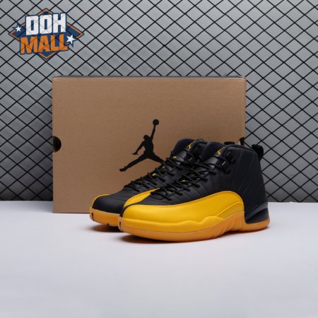 Jordan 12 Retro Black University Gold 130690-070 Men's