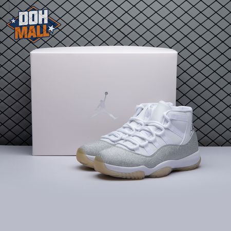 Jordan 11 Retro White Metallic Silver AR0715-100 Unisex