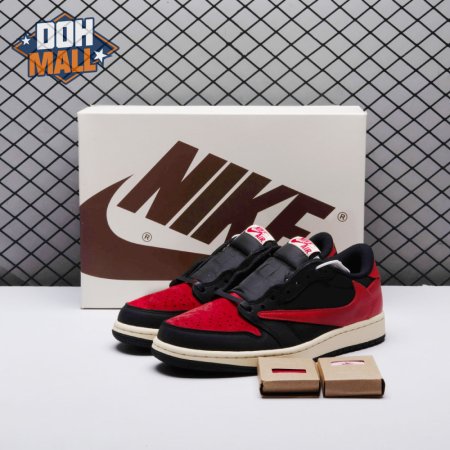 Travis Scott x Air Jordan 1 Low Bred Unisex