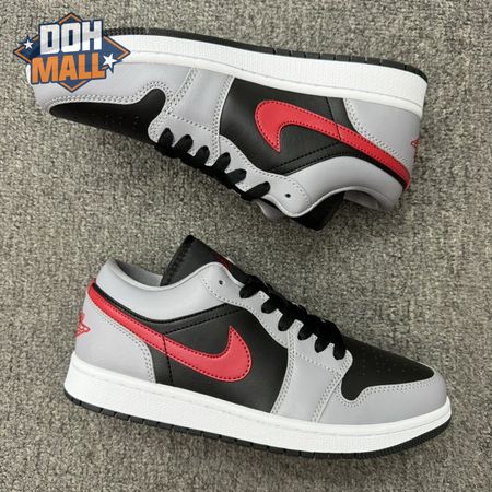 Jordan 1 Low Cement Grey Fire Red FZ4183-002 Unisex