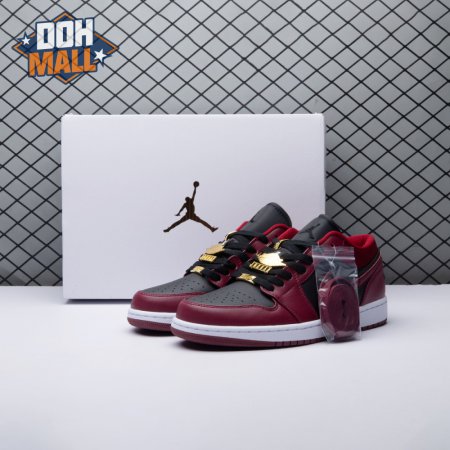 Jordan 1 Low Dark Beetroot Black DB6491-600 Unisex