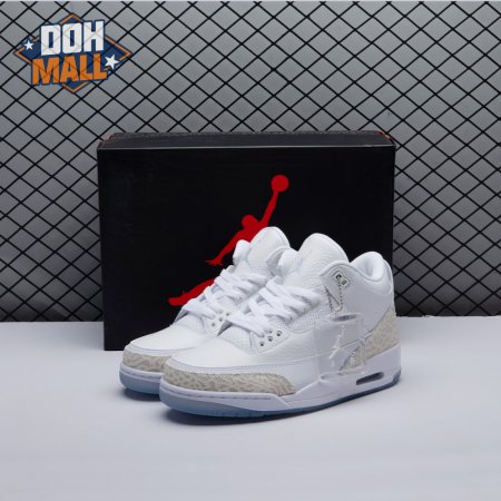 Jordan 3 Retro Pure White 136064-111 Unisex