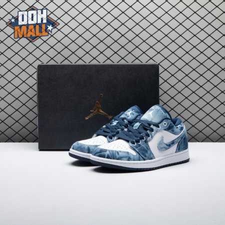 Jordan 1 Low Washed Denim CZ8455-100 Unisex