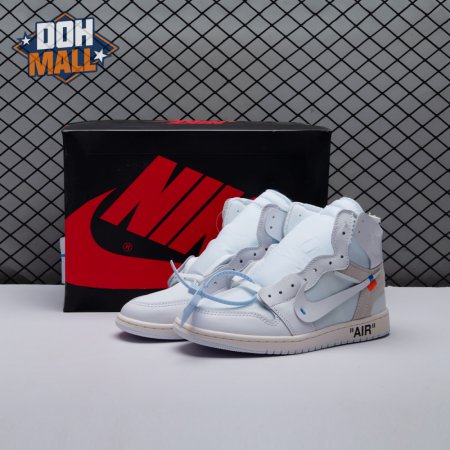 Off-White x Air Jordan 1 Retro High OG BG 'White' 2018 Unisex