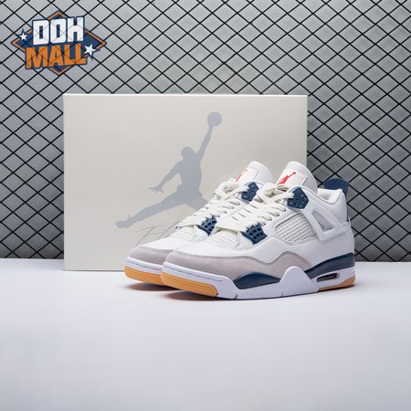 Jordan 4 SB "Summit White/Navy" DR5415-100 Unisex
