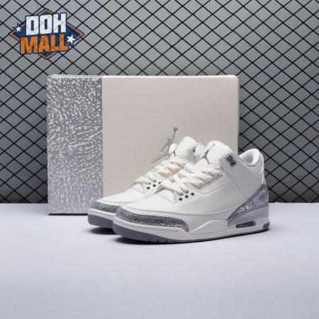 Jordan 3 Retro Sail Cement Grey CK9246-100 Unisex