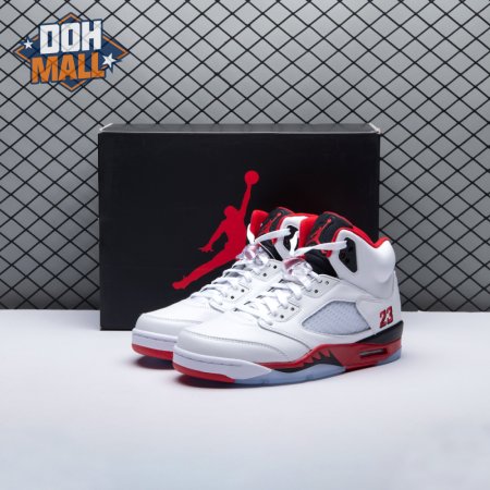 Jordan 5 Retro Fire Red Black Tongue (2025) HQ7978-101 Unisex