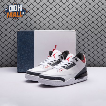 Air Jordan 3 Retro Denim SE 'Fire Red' Men's