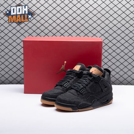Jordan 4 Retro Levi's Black Men's