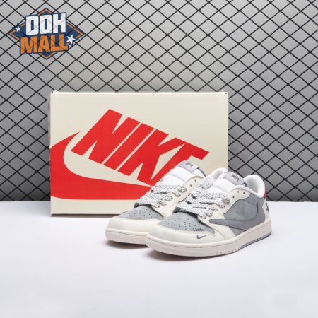 Travis Scott x Fragment Design x Jordan Air Jordan 1 Low OG SP SJ2068-130 Unisex