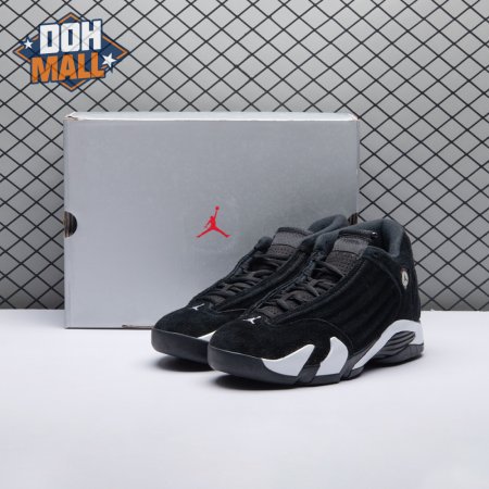 Jordan 14 Retro Black White 487471-016 Men's