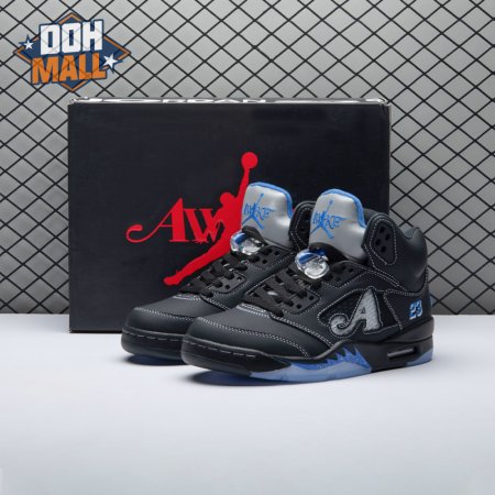 Awake NY x Air Jordan 5 "Black/Racer Blue" DV4982-004 Unisex