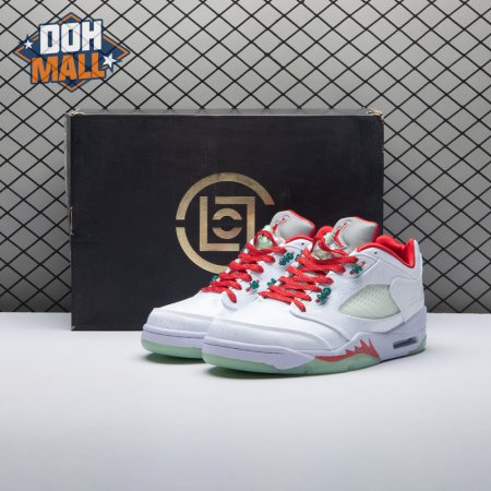 Jordan 5 Retro Low CLOT White Silk 20th Anniversary 1551183 Unisex