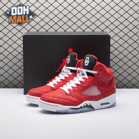 Air Jordan 5 Retro NCAA Oklahoma Sooners PE HQ7978-600 Men's