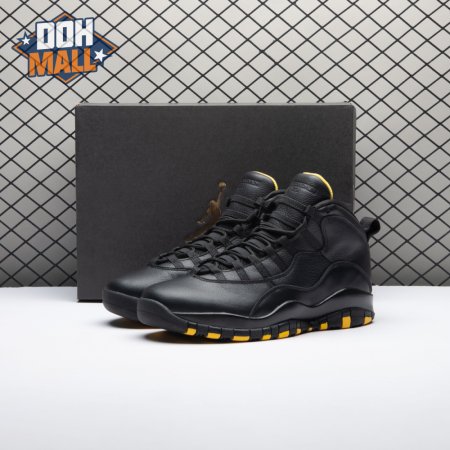 Air Jordan 10 Black Yellow HJ6779-001 Men's