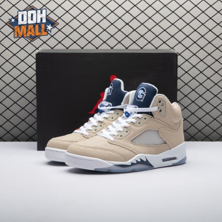 Air Jordan 5 Georgetown Hoyas PE HQ7978-005 Men's