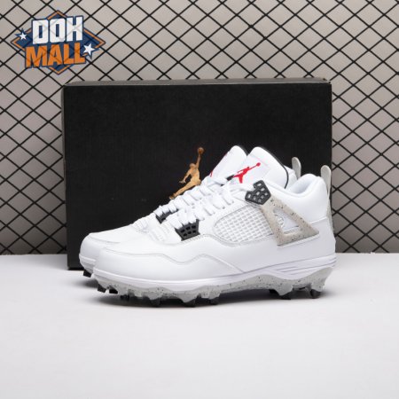 Air Jordan 4 Retro TD Cleat White Cement HQ0207-106 Men's