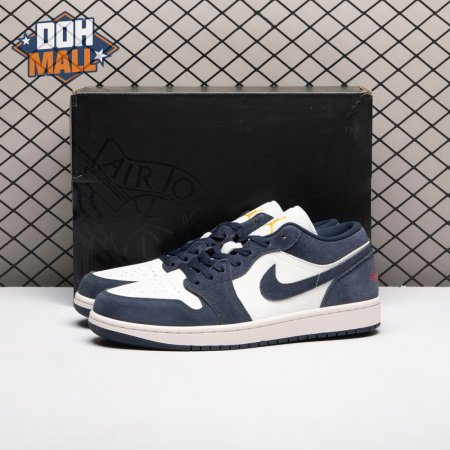 Jordan 1 Low SE Obsidian Suede IO7448-400 Unisex